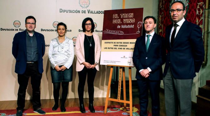 Un nuevo ‘Tren del Vino’ añade atractivos al enoturismo de Valladolid