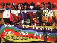 Cartel de la ExposiciÃ³n sobre Violencia de GÃ©nero.