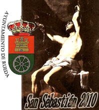 Elementos del cartel oficial de las fietas de San SebastiÃ¡n en Rueda
