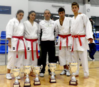 RepresentaciÃ³n medinense en el Campeonato regional de karate kata y kumite