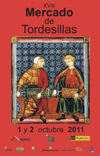 Cartel oficial del Mercado Medieval de Tordesillas 2011