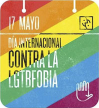 Imagen de una campaÃ±a contra la LGTBFobia con motivo del 17 de mayo.