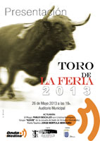 Cartel de presentacion del V Toro de la Feria.