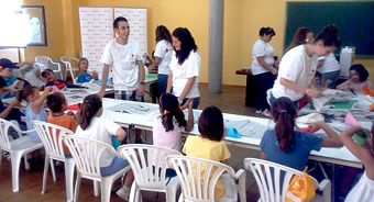 Imagen de uno de los talleres infantiles impartidos por Cruz Roja Juventud.