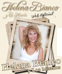 Cartel promocional de Helena Bianco y Los Mismos.